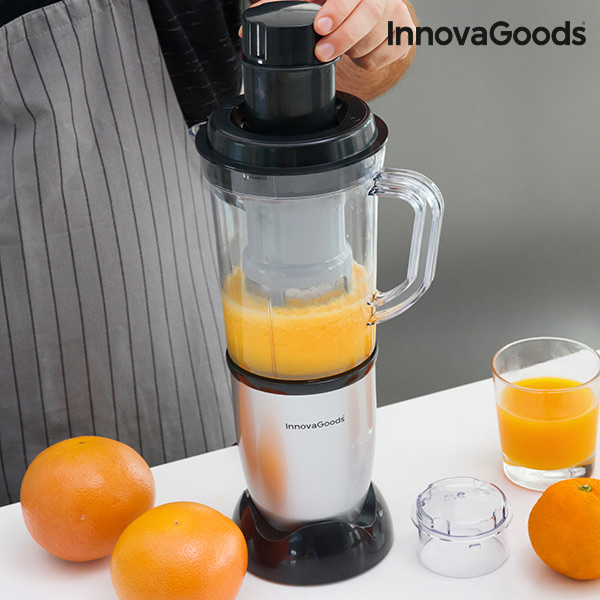 One Touch Blender with Recipe Book 250W Grey 