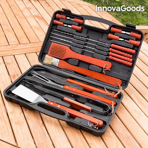 Barbecue Accessory Case (18 Pieces) 